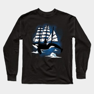 Fantasy Killer Whale Long Sleeve T-Shirt